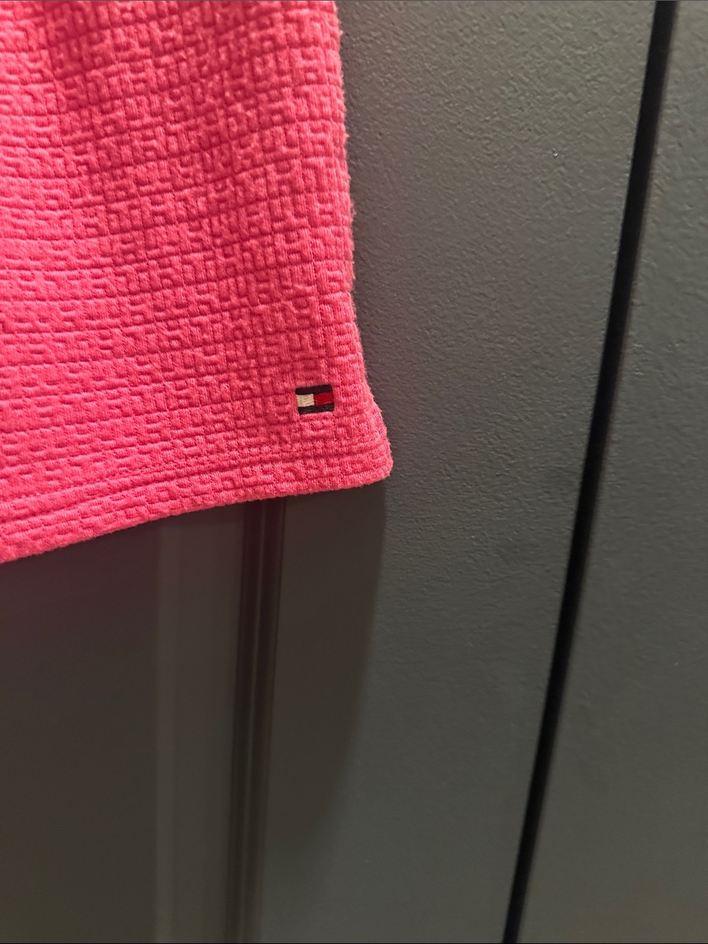 Tommy Hilfiger Hot Pink Textured knit Shorts - Picture 2 of 4
